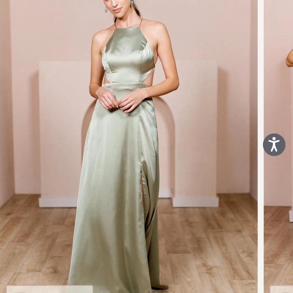 Revelry Silver Sage Dress